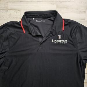 Under Armour Benedictine College Golf Polo Shirt - Men's XL Heatgear